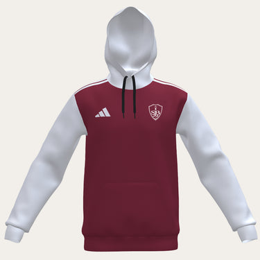Hoodie de sortie Rouge et blanc adulte S2627