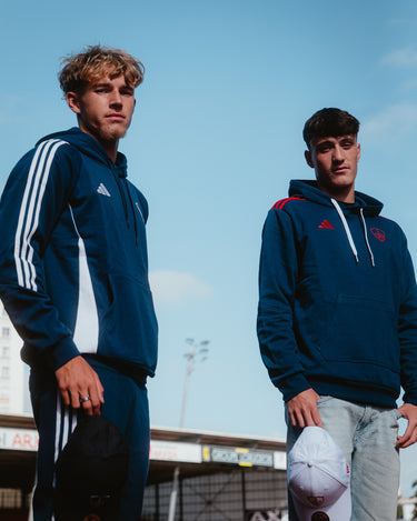 Hoodie Bleu Marine et Rouge adulte