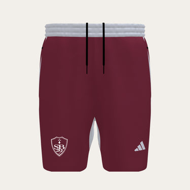 Short de sortie Rouge et blanc adulte S2627