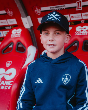 Hoodie Bleu Marine et Blanc enfant