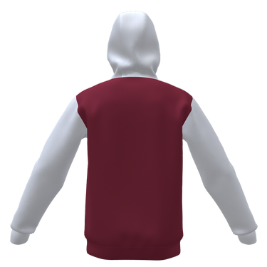 Hoodie de sortie Rouge et blanc adulte S2627