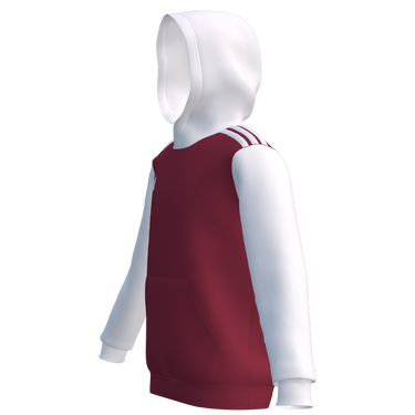 Hoodie de sortie rouge et blanc enfant S2627