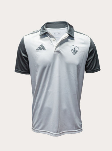 Polo Blanc et gris adulte