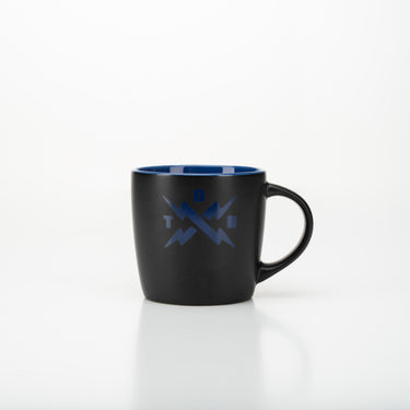 Mug satiné Noir et Bleu TDB