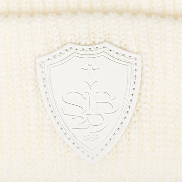 Bonnet pompon Blanc SB29