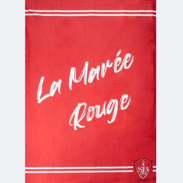 Plaid polaire La Marée Rouge