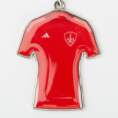 Porte clés maillot rouge et bleu