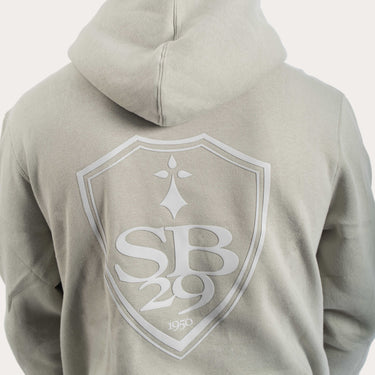 Hoodie gris logo Rubber