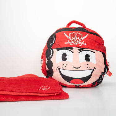 Coussin de notre mascotte Zef 3 en 1