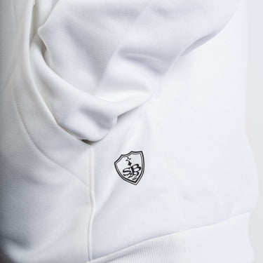 Sweat Capuche Blanc Logo Adidas