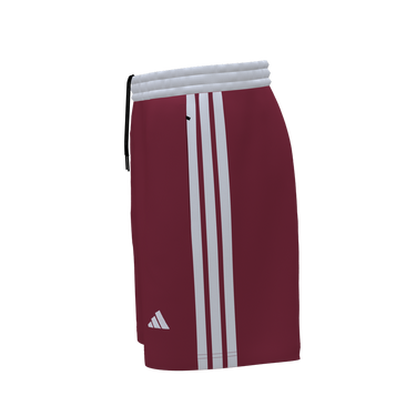 Short de sortie Rouge et blanc adulte S2627