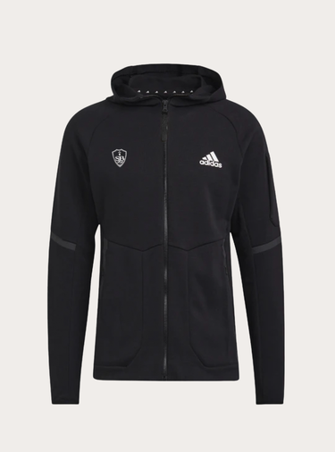 Veste zippée homme noir