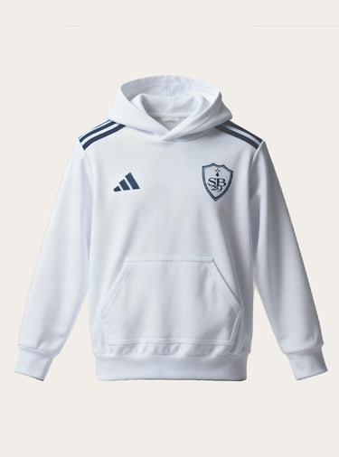 Hoodie Blanc et gris adulte