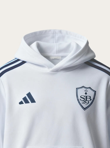 Hoodie Blanc et gris adulte