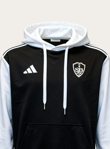 Hoodie Noir et blanc adulte