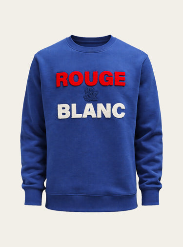 Sweat col rond "Rouge & Blanc"