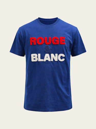 Tee-shirt Bleu Marine "Rouge & Blanc"