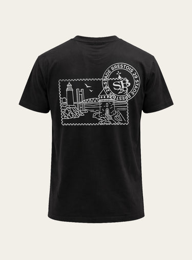 Tee-shirt Noir timbre SB29